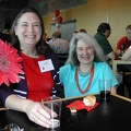 Laura (Miller) Peterson (right) and Sharon Grundfest- Broniatowski at Simmons Hall